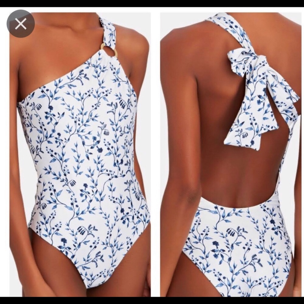 NWT Fresa Printed One Piece By Agua by Agua Bendita